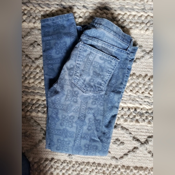 Current/Elliott The Stilletto Navy Bandana denim Jeans Sz. 27 Jeans - Picture 3 of 8